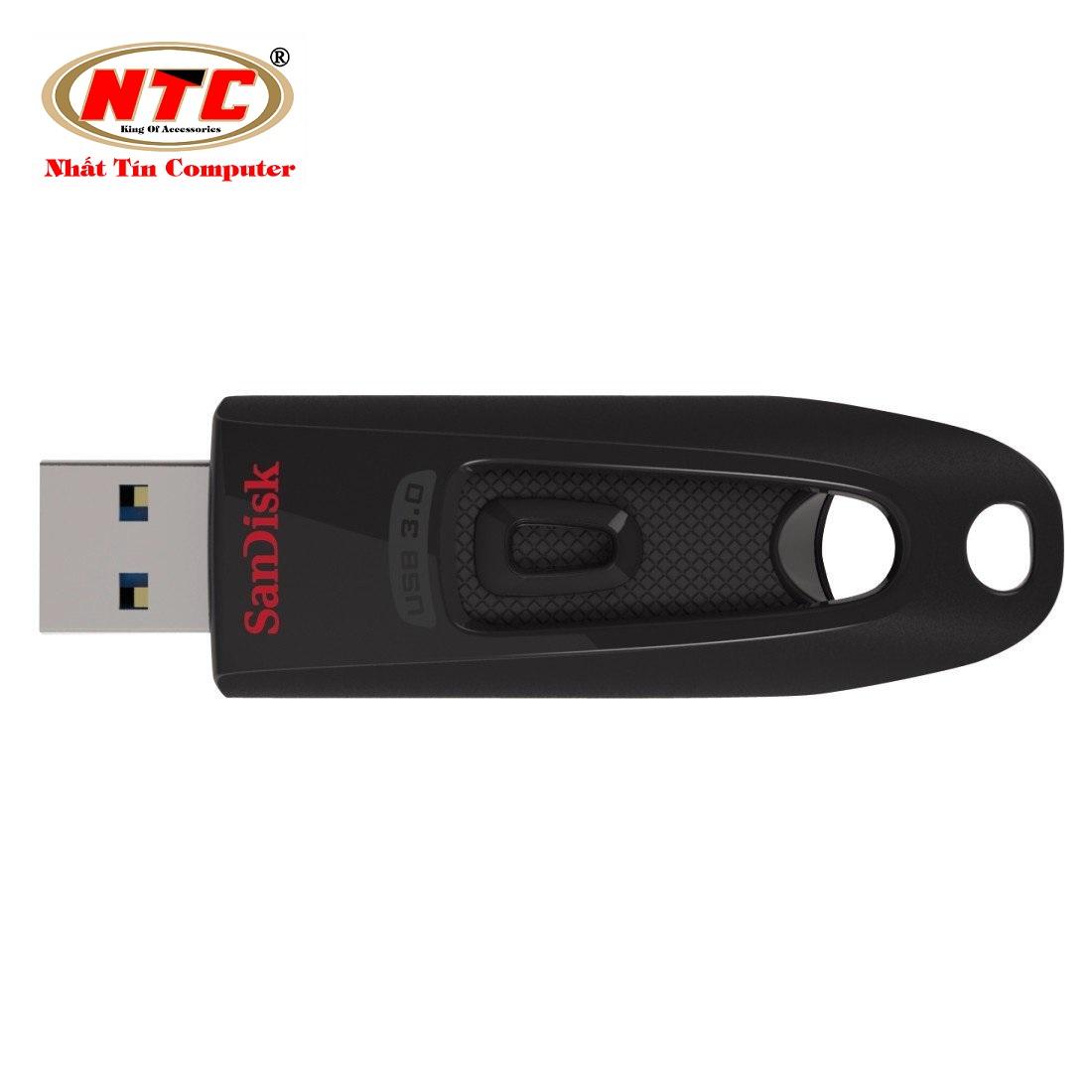 USB 3.0 SanDisk Ultra CZ48 256GB 100MB/s (Đen)