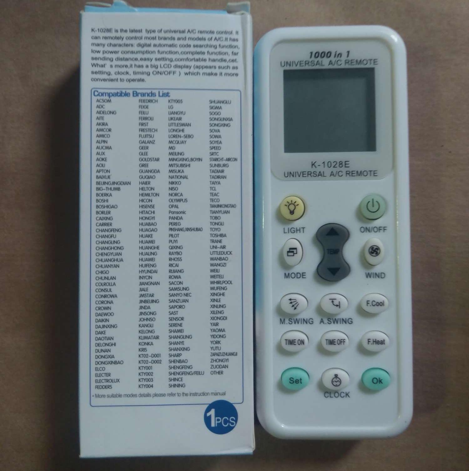 Điều khiển điều hòa đa năng (K-1028E)