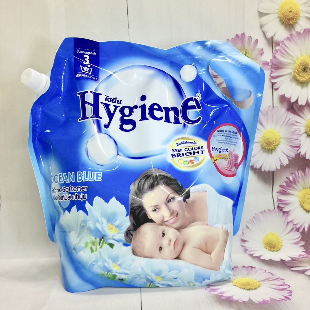 [HCM]NƯỚC XẢ VẢI HYGIENE 1800ML THÁI LAN [MÀU XANH]