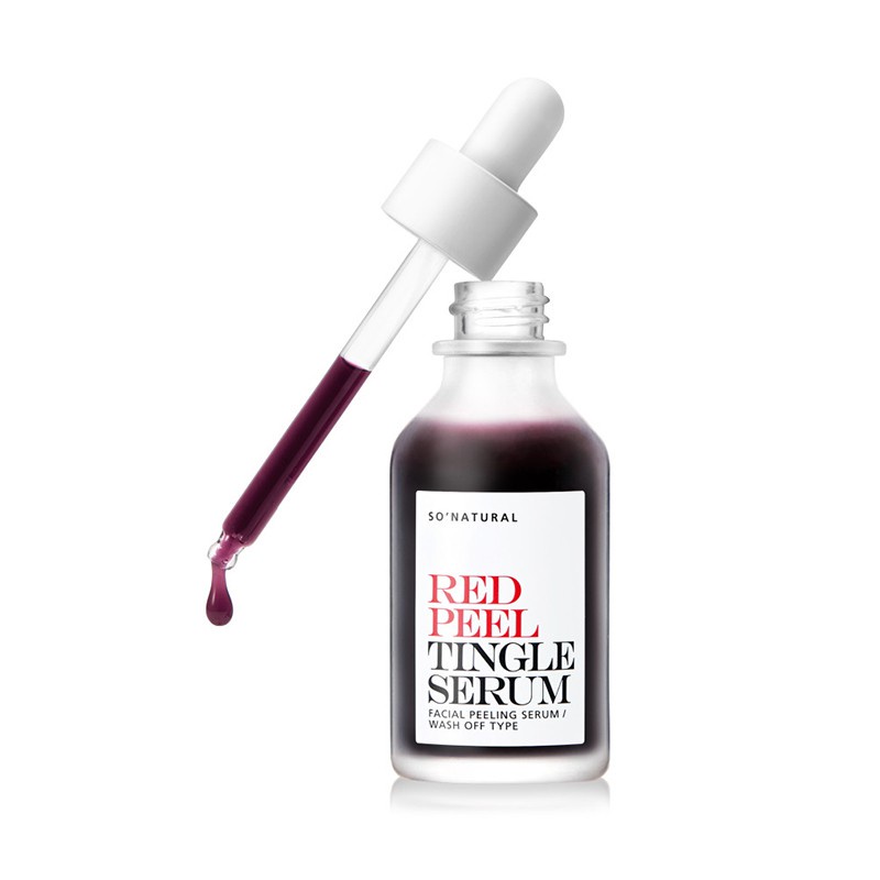 Tẩy da chết hóa học red peel tingle serum _ đỏ