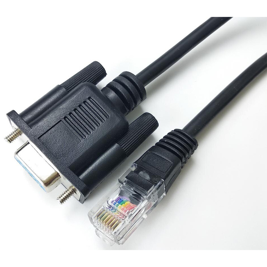 Dây cáp console lập trình RJ45 DB9 RS232