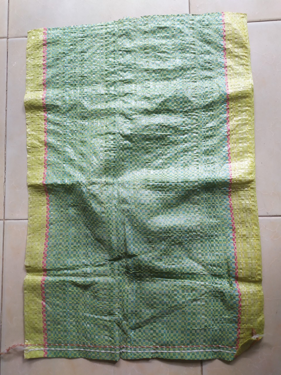 Combo 10 bao dệt pp đựng gạo, thóc, đồ ăn cho thú nuôi - loại bao 5kg và 10kg.