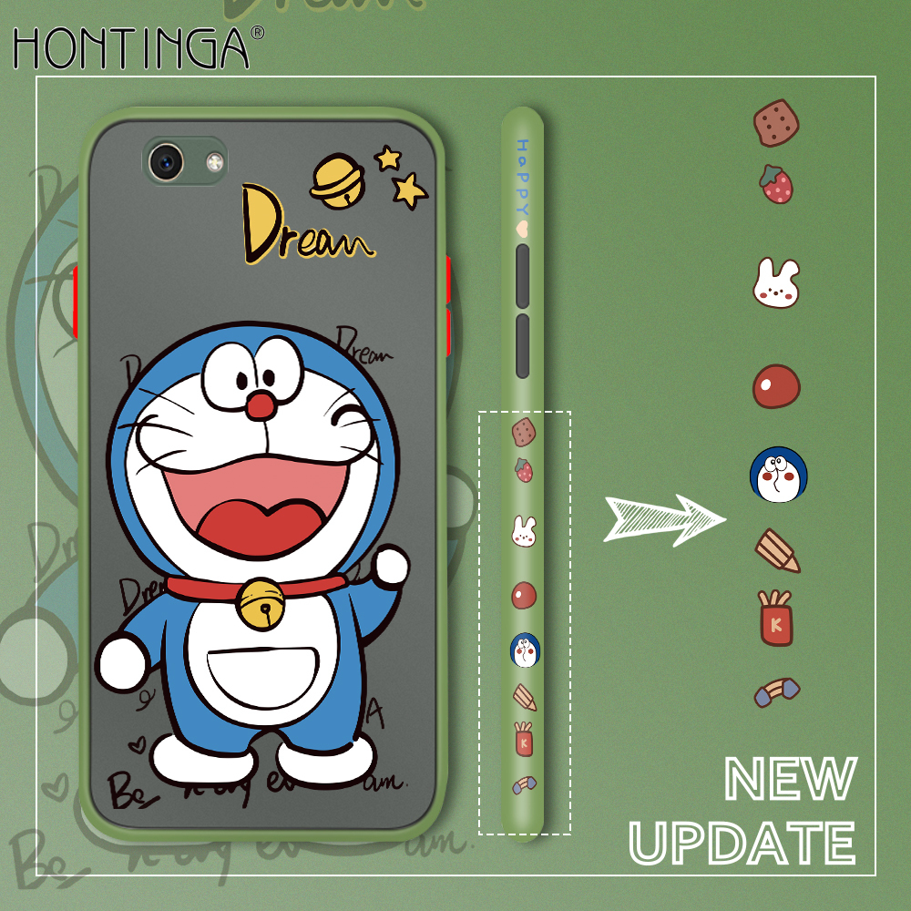 Hontinga Casing Case For Vivo Y71 Case Cute Cartoon Doraemon Side Edge  Pattern Design Clear Transparent Phone Case Cover Lens Camera Protector  Casing Hard Case For Girls | Lazada