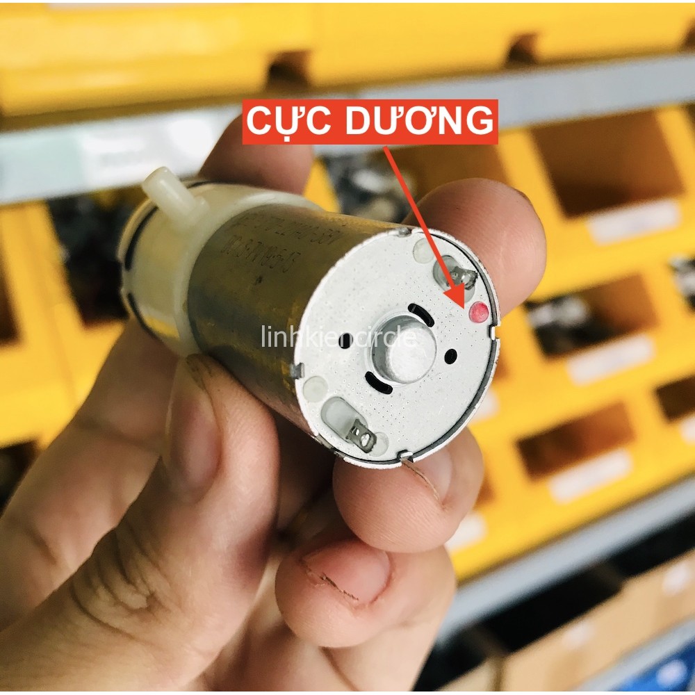 [30k] Máy bơm khi oxy mini 3V - 6V mới motor 370