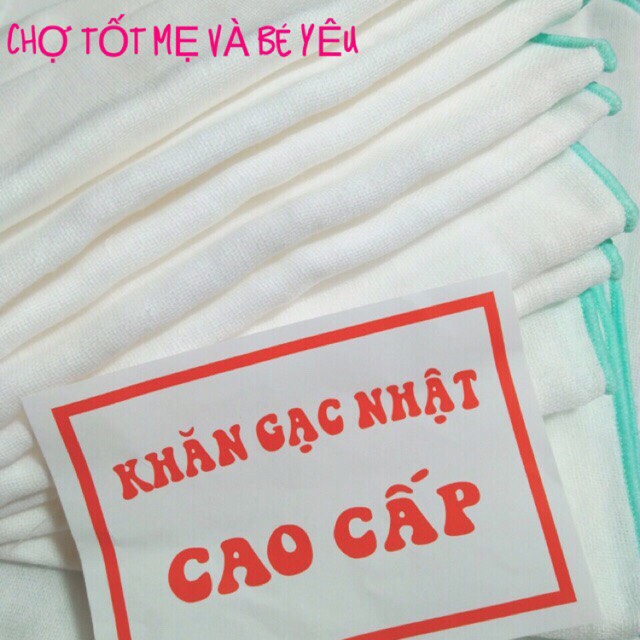 [HCM]10 Khăn Sữa Khăn Xô Khăn Gạc Nhật Cao Cấp Cỡ Nhỏ