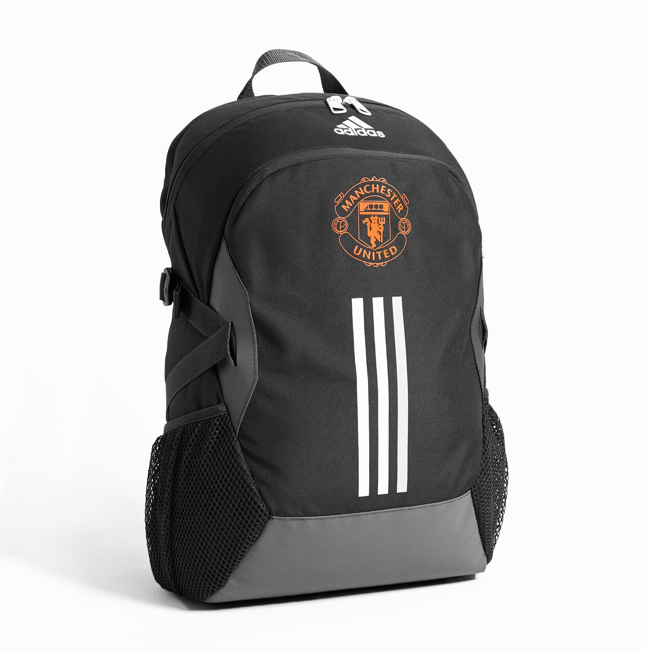 [HCM]Balo Adidas M.U Thời Trang  Đen Logo Cam