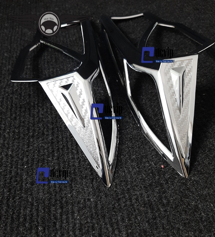 Ốp xi nhan trước airblade 2016 - 2019 xi inox ms1860