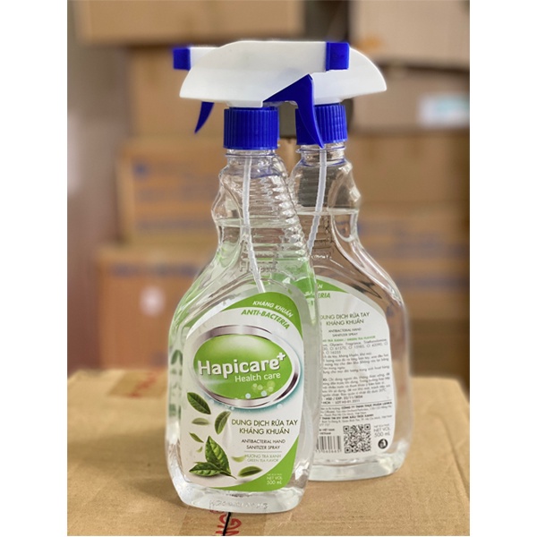 Dung dịch xịt sát khuẩn hapicare dễ sử dụng 500ml
