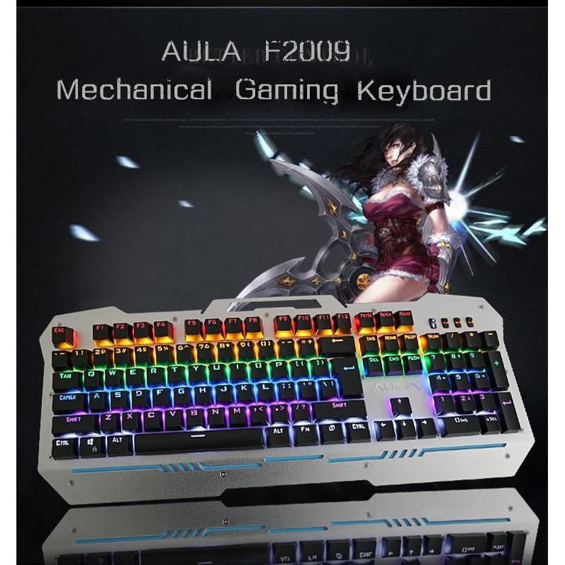 Bàn Phím Cơ Aula F2009 Led 7 Màu