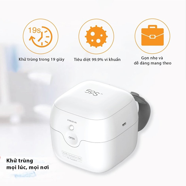 [Chính hãng] Máy Tiệt Trùng Ti Giả Mini Munchkin 59S