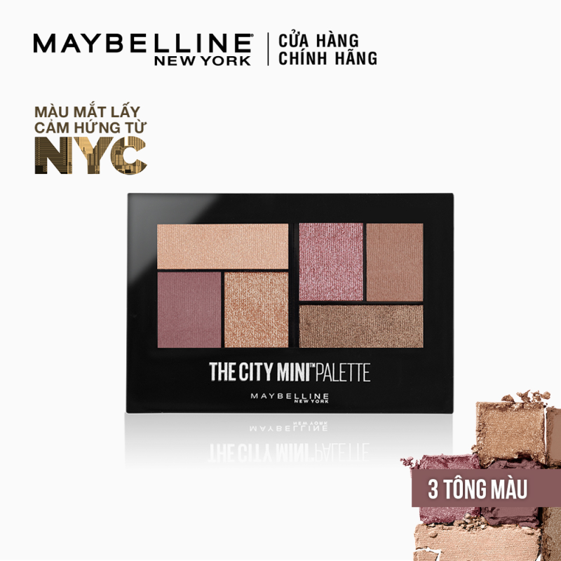[Phiên Bản Giới Hạn] Bảng Phấn Mắt Maybelline New York 6 Màu The City Mini Palette 6.1g