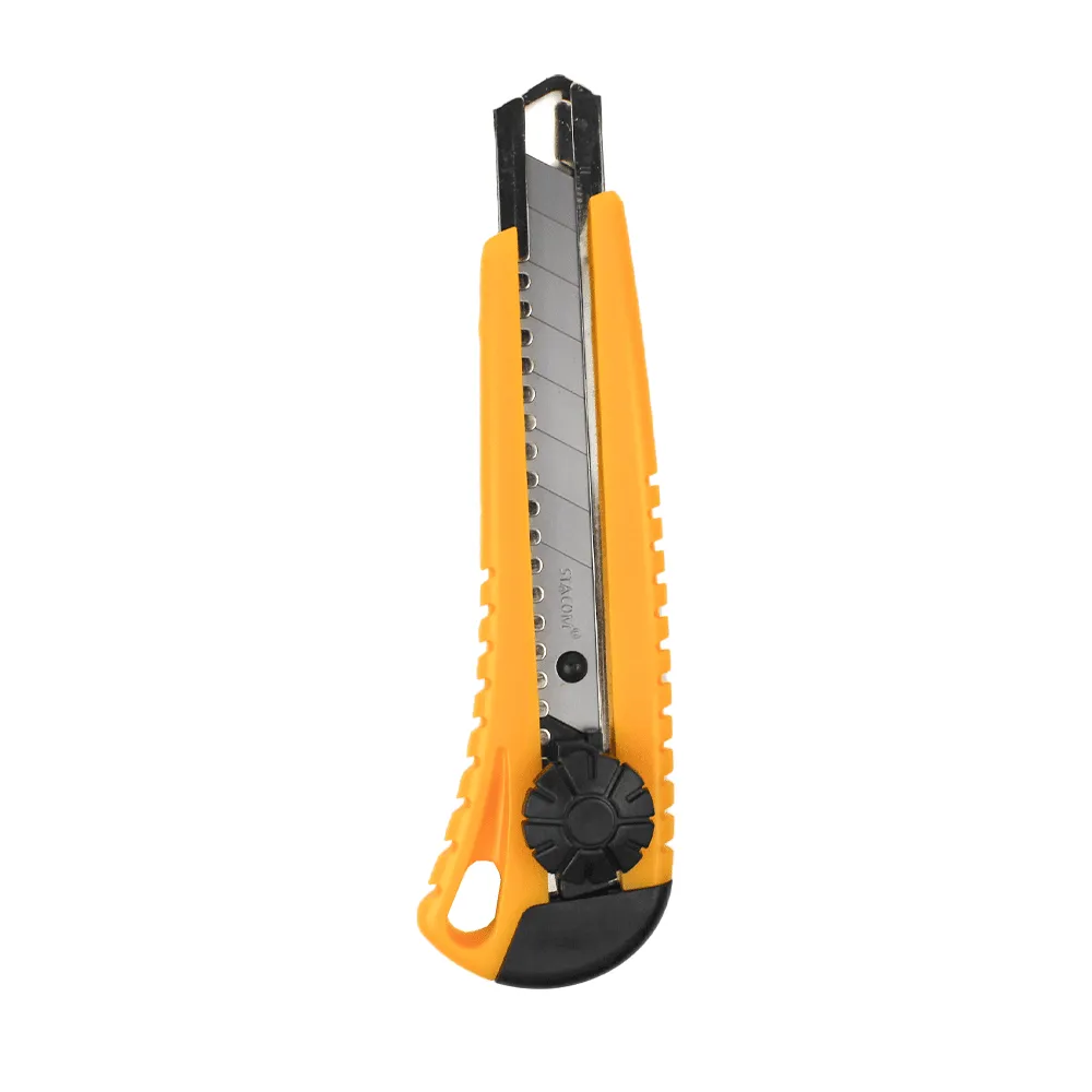 Dao Rọc Giấy Công Nghiệp STACOM Kèm 01 Lưỡi Phụ - Lưỡi  Cỡ Lớn E104 - 18 x 100 x 0.5 mm - Có bán kèm lưỡi thay