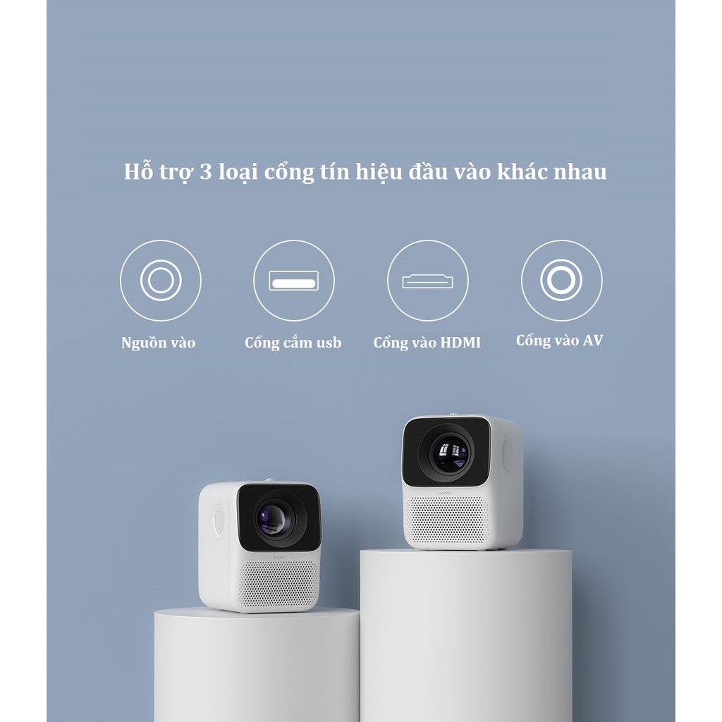 [Trả góp 0%][CHÍNH HÃNG] Máy chiếu mini Wanbo T2 Max . Full HD 1080p .120 inch