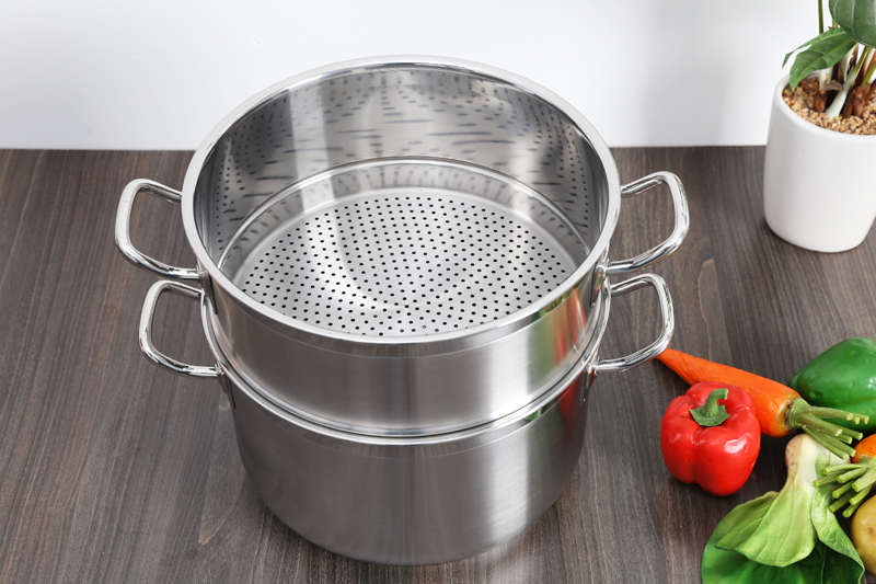 Ngăn xửng hấp inox 24cm+26cm (lỗ nhỏ)