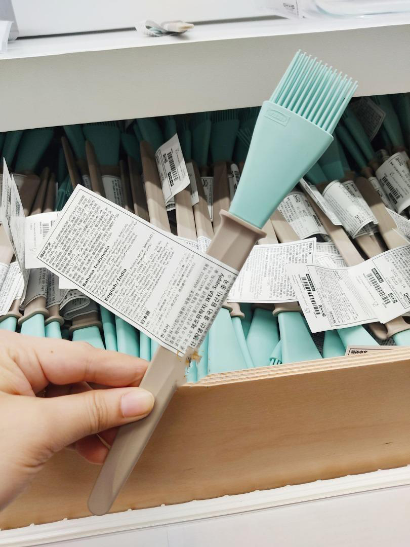 Chổi phết gia vị, dầu và phới vét bột Bakglad IKEA