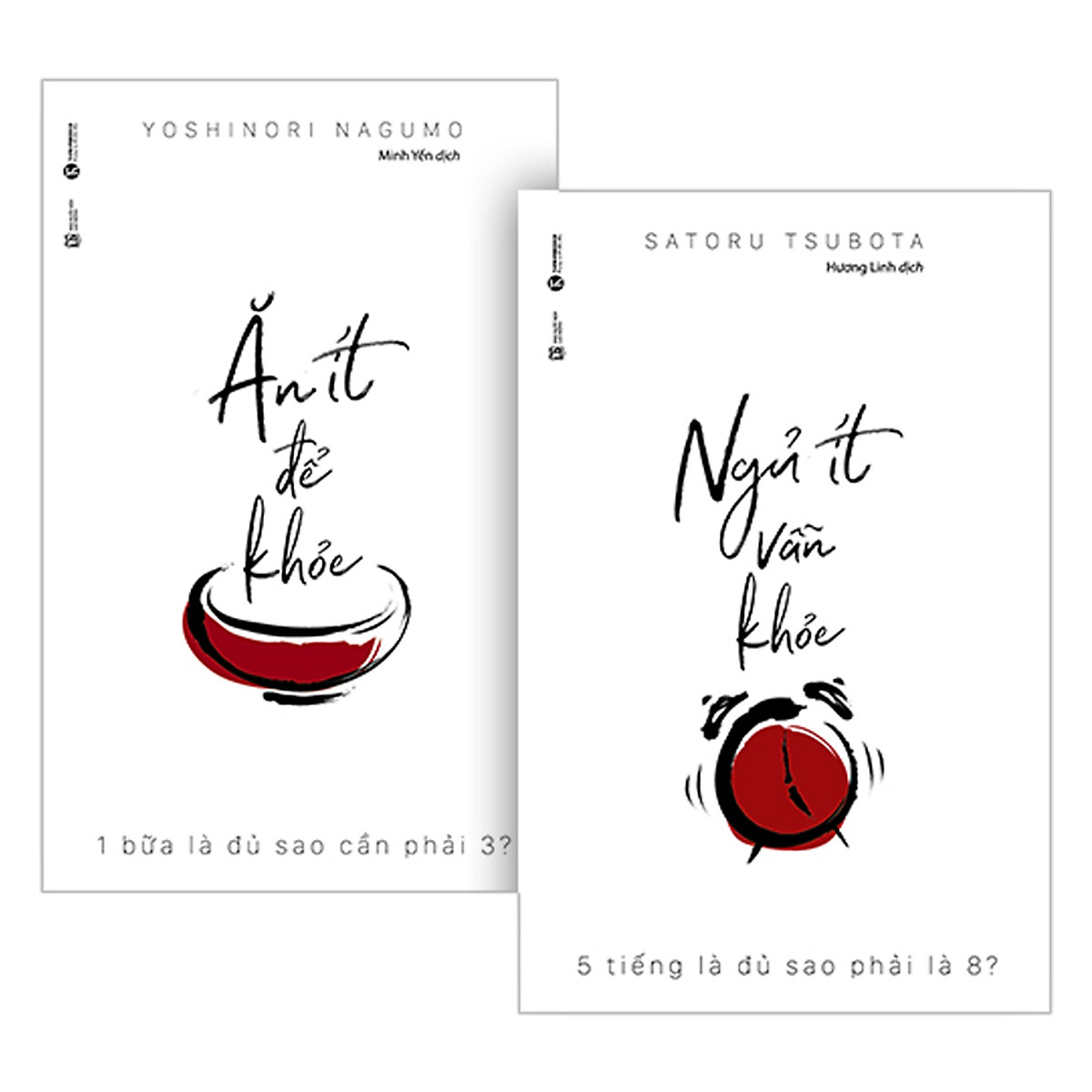 Sách - combo ăn ít để khỏe + ngủ ít vẫn khỏe