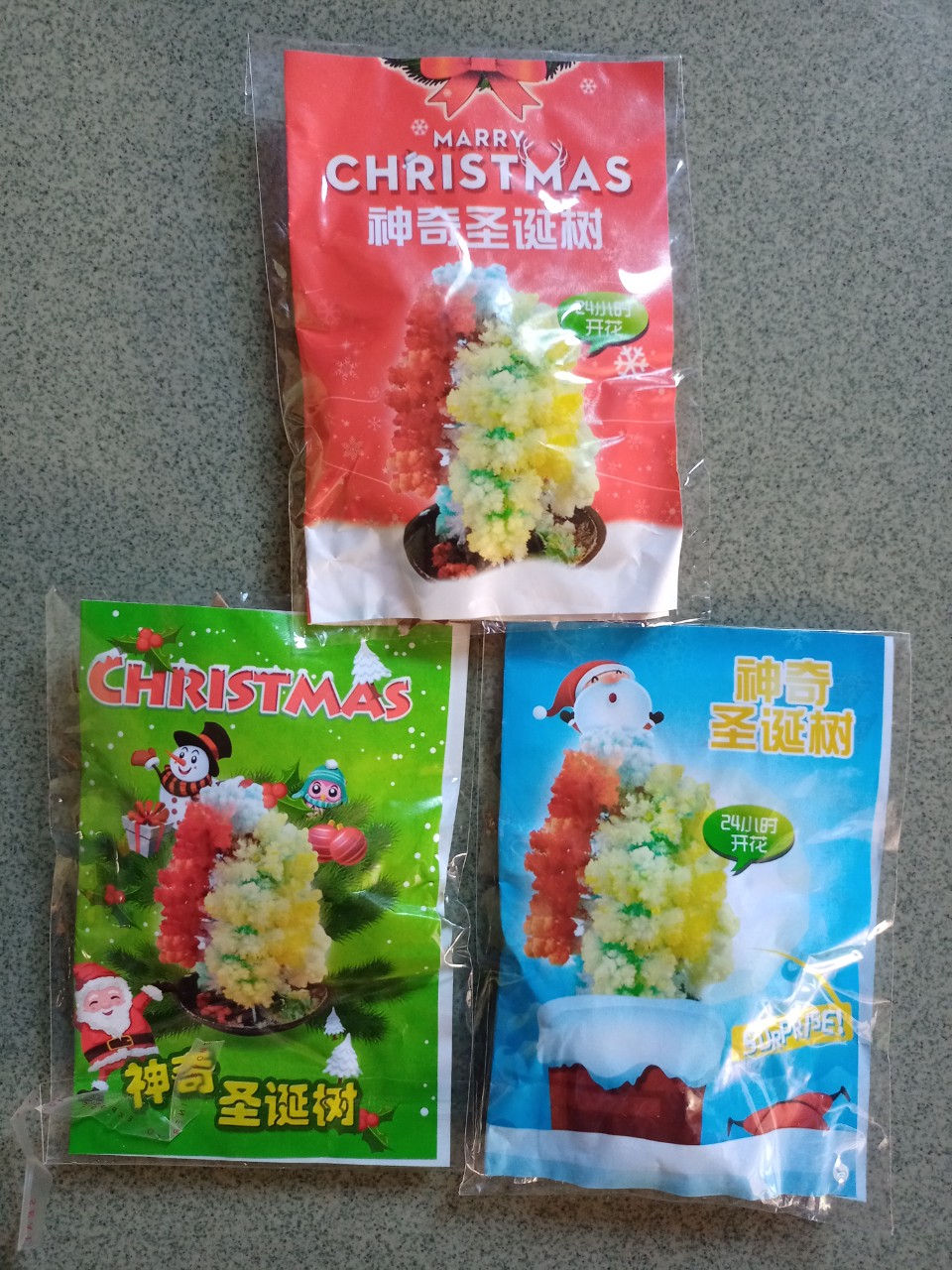 Bộ trồng cây tinh thể KDP / ADP  Crystal Christmas Magic Tree (Bộ nuôi tinh thể nhập khẩu)