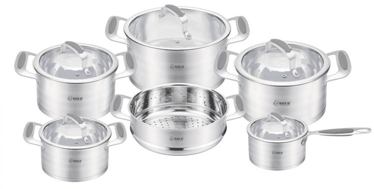 Bộ nồi inox 6 món arber an07i