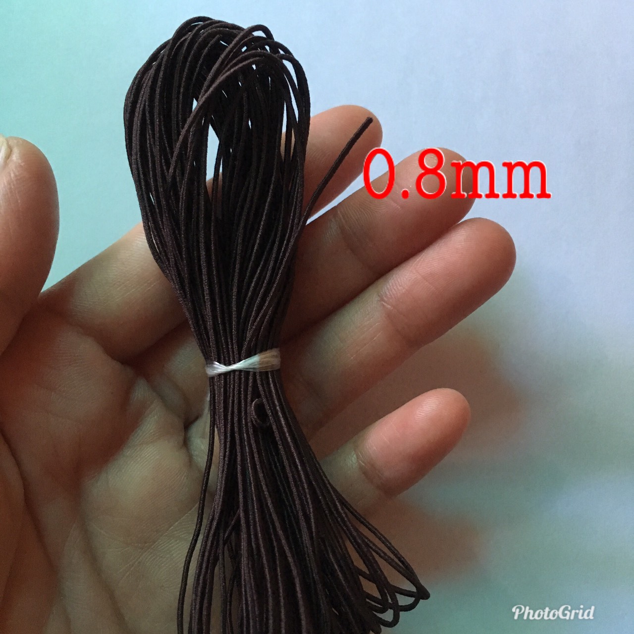 🌿🌿 Dây chun chỉ thun co giãn tròn 0.8-1.5mm xâu xỏ hạt gỗ trầm hương