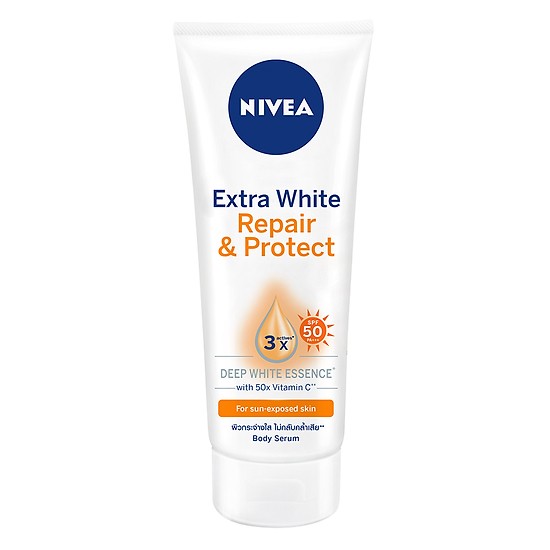 Serum dưỡng thể trắng da ban đêm Nivea Extra White Night Nourish 180ml