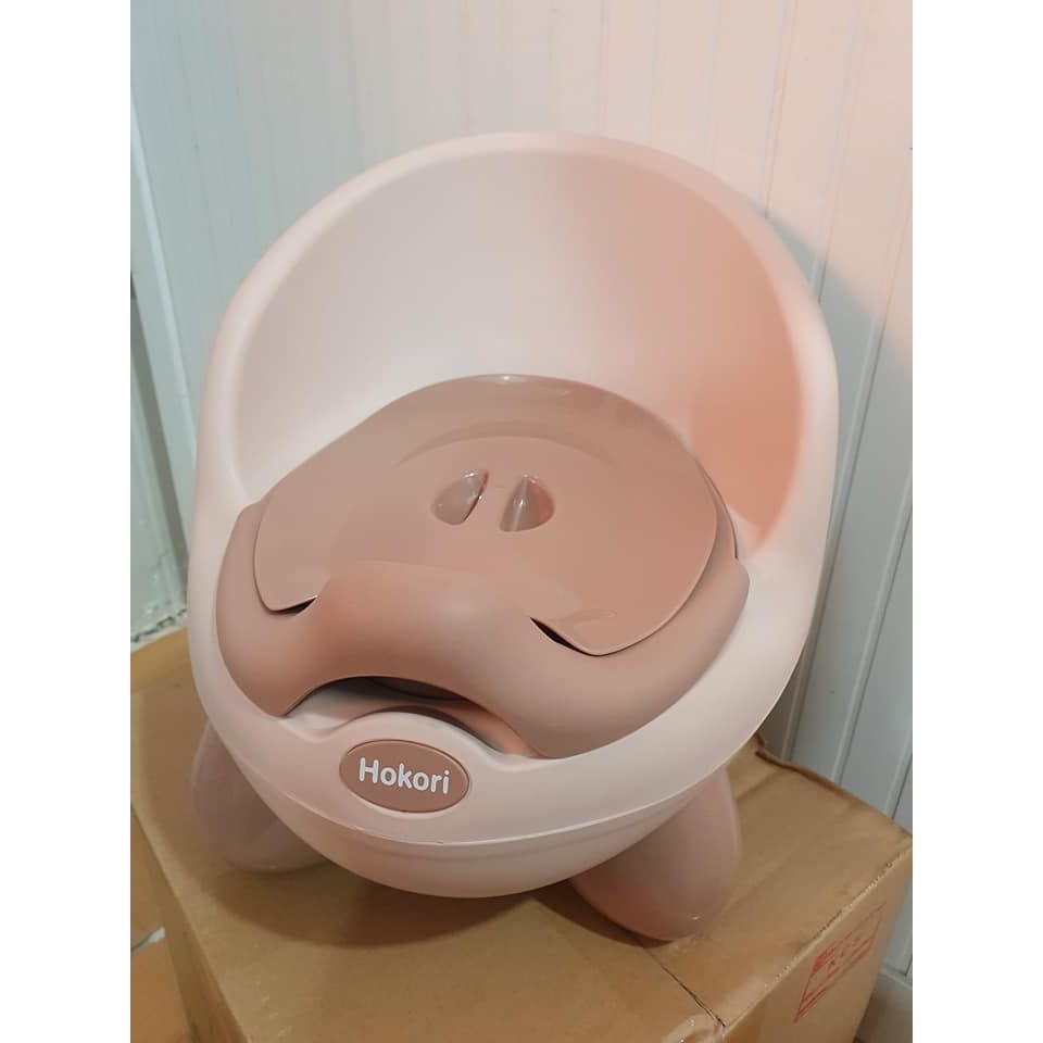 Bô Đi Vệ Sinh Cho Bé Cao Cấp Giúp Bé Tập Đi Vệ Sinh, Bô Gấu Hokori Có Ngăn Chứa Dễ Tháo Lắp