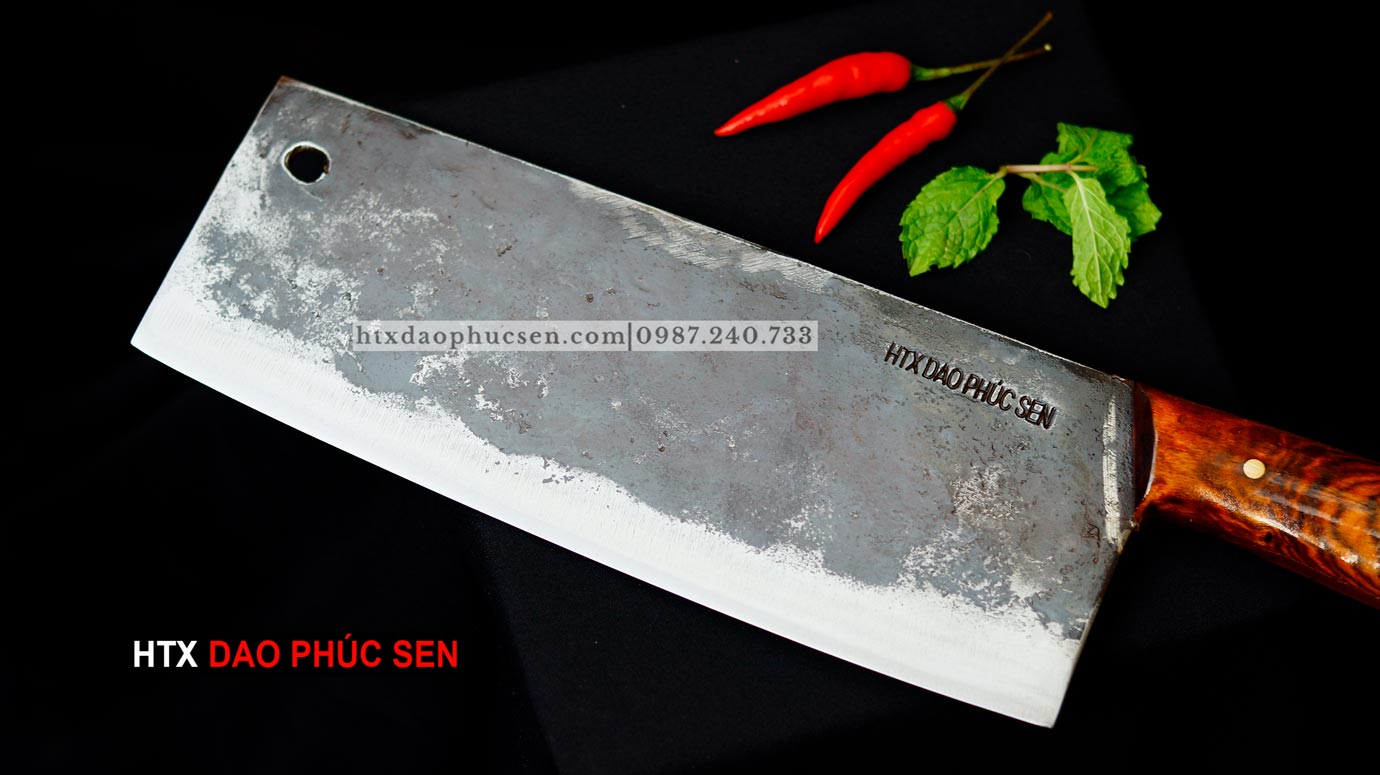 Dao phúc sen chặt gà cán ốp cẩm