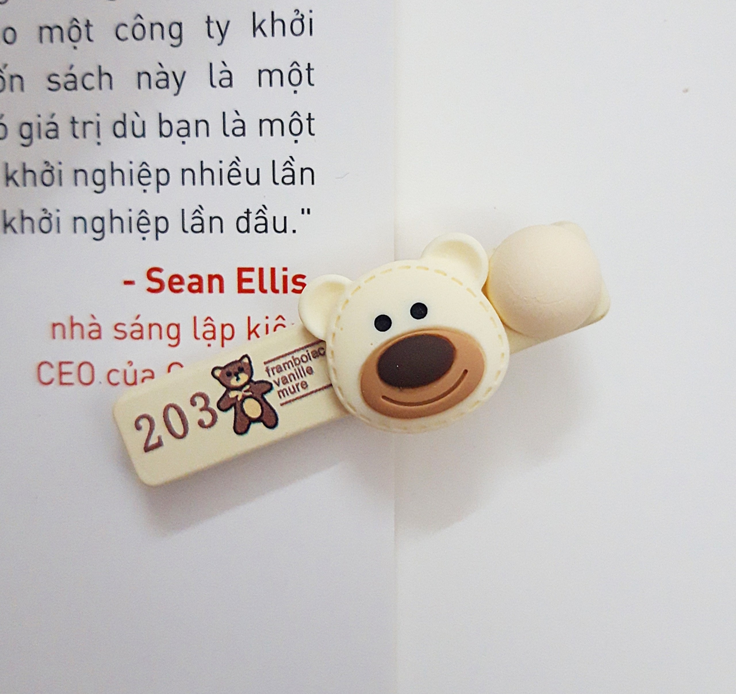 KẸP TÓC MÁI HÌNH GẤU PHONG CÁCH HÀN QUỐC (KẸP MỎ VỊT)