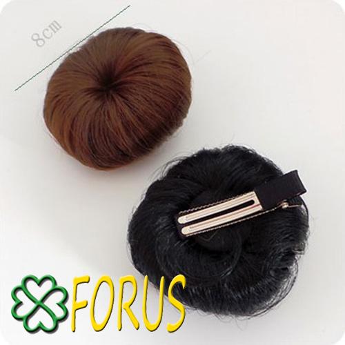 Tóc búi natra trẻ em, màu [nâu đỏ 2/33] tóc giả trẻ em