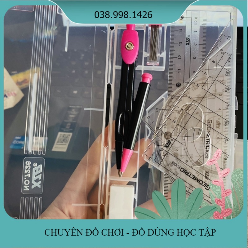 Bộ compa eke 7 món phong cách hàn quốc 7226