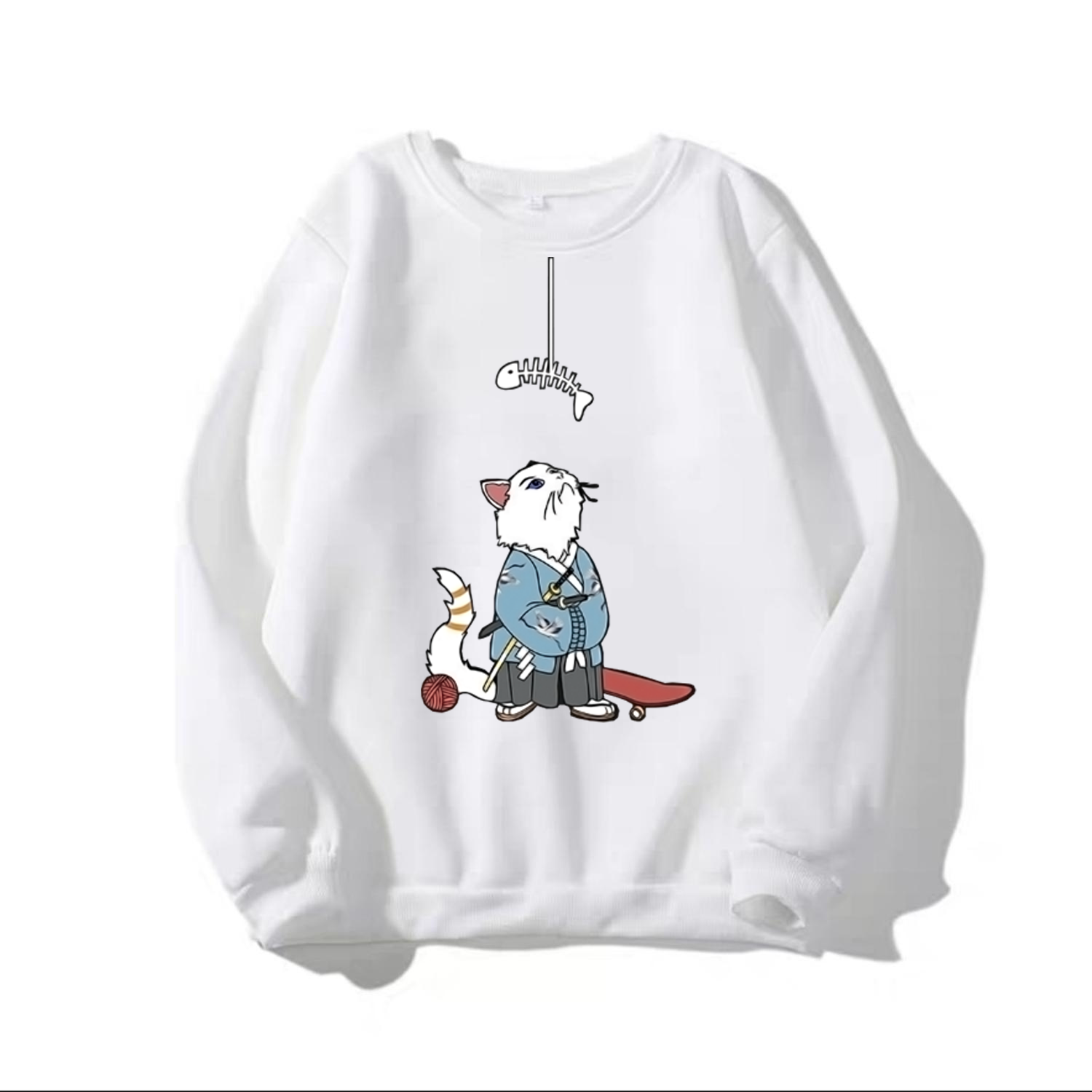 [Hoàn Tiền 15%] ÁO SWEATER NAM NỮ IN THẦN MÈO (NHIỀU MÀU)