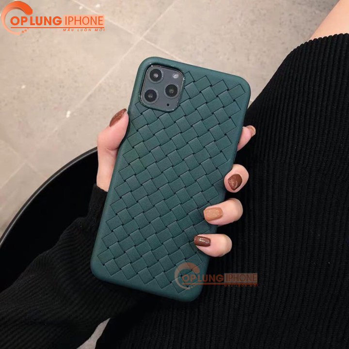 [ HÀNG SỈ XẢ KHO ] Ốp Lưng IPhone Dẻo Tản Nhiệt Thoáng Khí Đan Caro cho iPhone 6  IPhone 6 Plus  IPhone 7 PLus