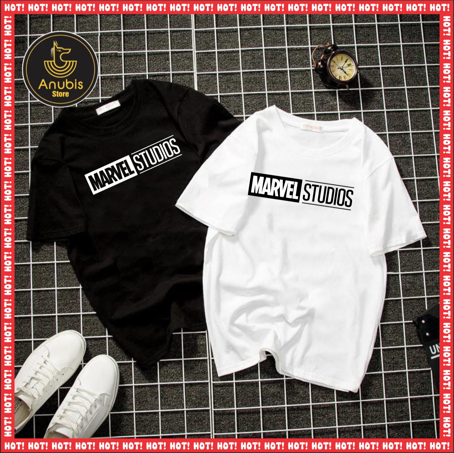 [HCM]ÁO THUN UNISEX SIÊU ANH HÙNG TRẮNG VÀ ĐEN CỰC CHẤT [7 MẪU]