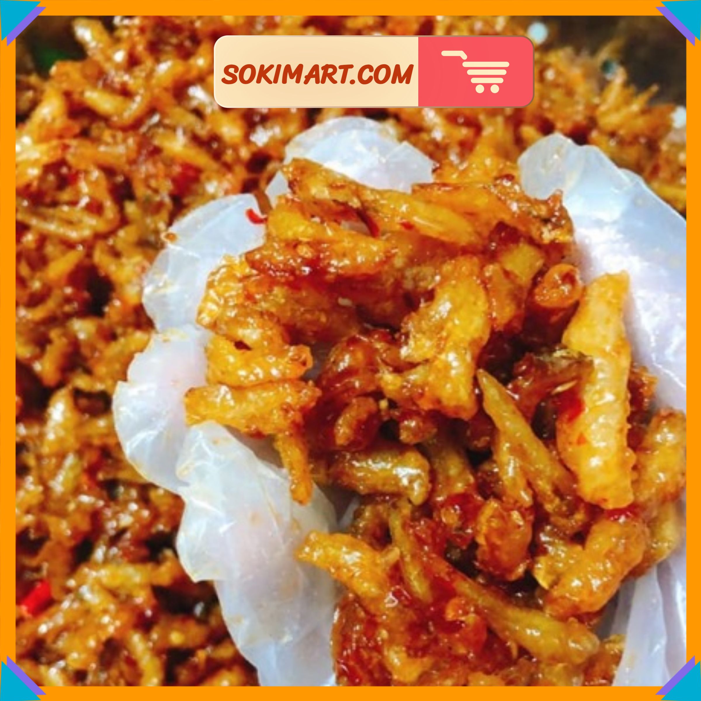 Cá cơm rim tỏi ớt - 250g
