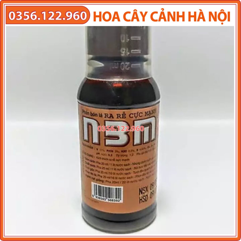 Phân bón lá NPK ra rễ cực mạnh N3M pro dạng nước - chai 100 ml