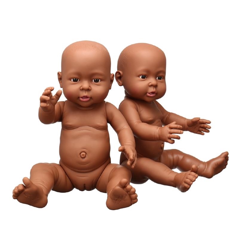 ┇♙۩ Mô Hình Búp Bê Em Bé Sơ Sinh Bằng Silicone 16 Inch