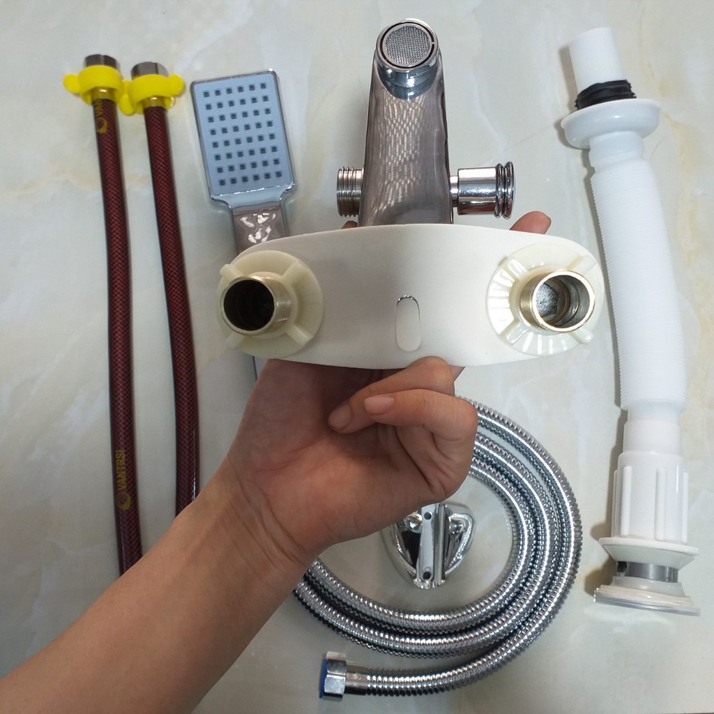 Sen liền vòi chậu rửa mặt nóng lạnh cao cấp