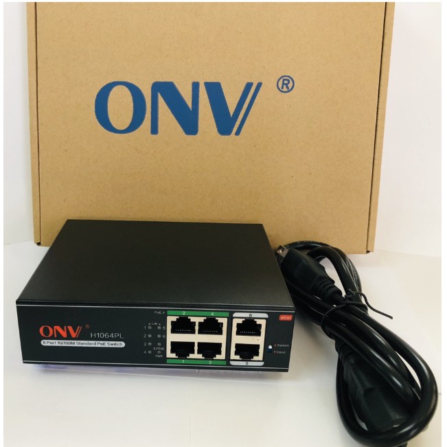 Switch PoE ONV 4 Port  H1064PLS