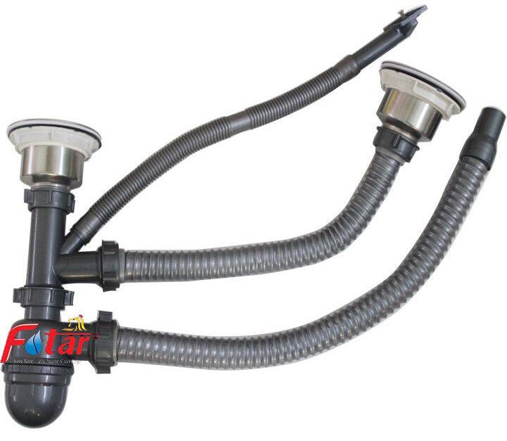 [HCM]Xi Phông Xả Chậu Rửa Chén Bát Chống Hôi Dành Cho 2 Hộc Chậu chậu 2 hộc sát nhau bầu xả bằng nhau đường kính 110mm