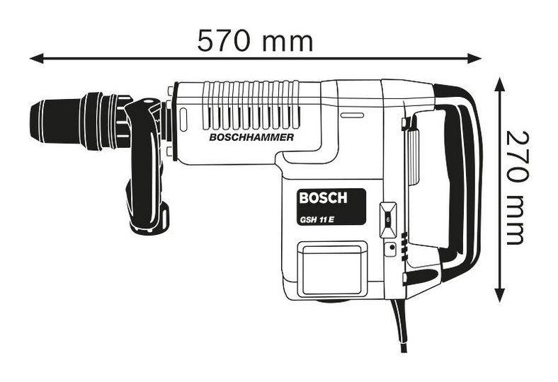 MÁY ĐỤC GSH 11 E PROFESSIONAL + Quà tặng áo mưa