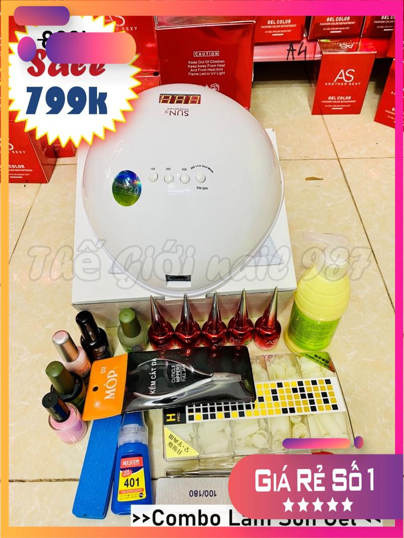 Combo đồ làm nail cơ bản 799k (Combo làm sơn gel cho người mới)