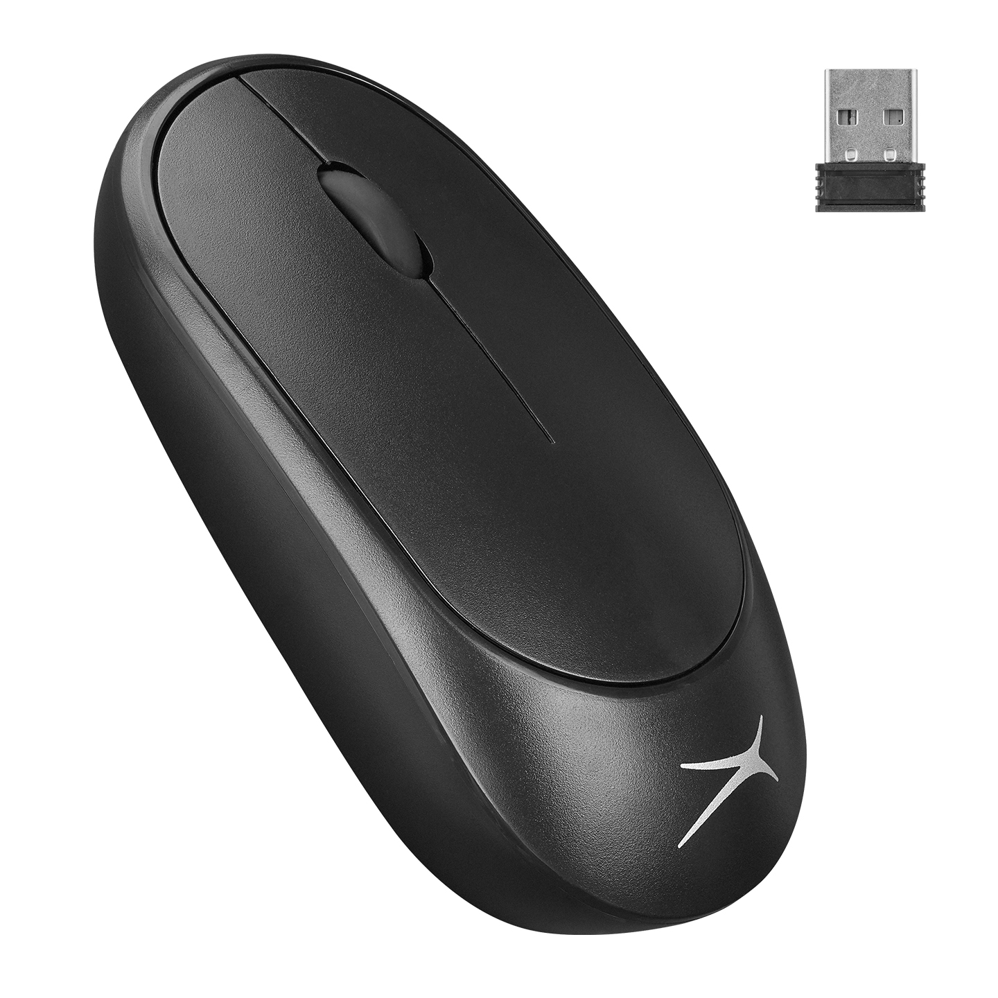 Chuột wireless Altec ALBM-7314 siêu mỏng - thích hợp dùng văn phòng (Đen) - Nhất Tín Computer