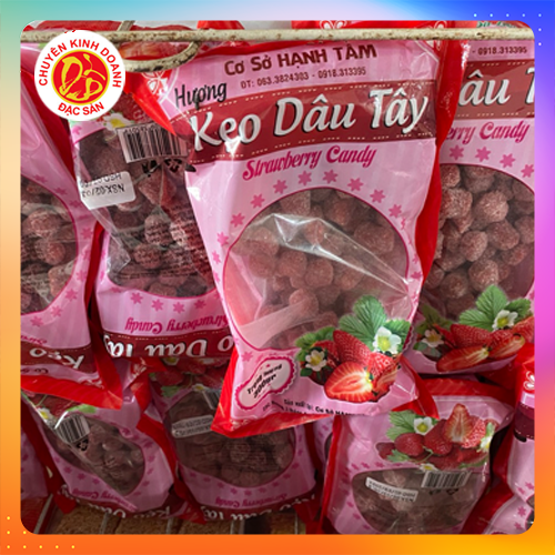 Kẹo Dâu Tây Đặc Sản Đà Lạt