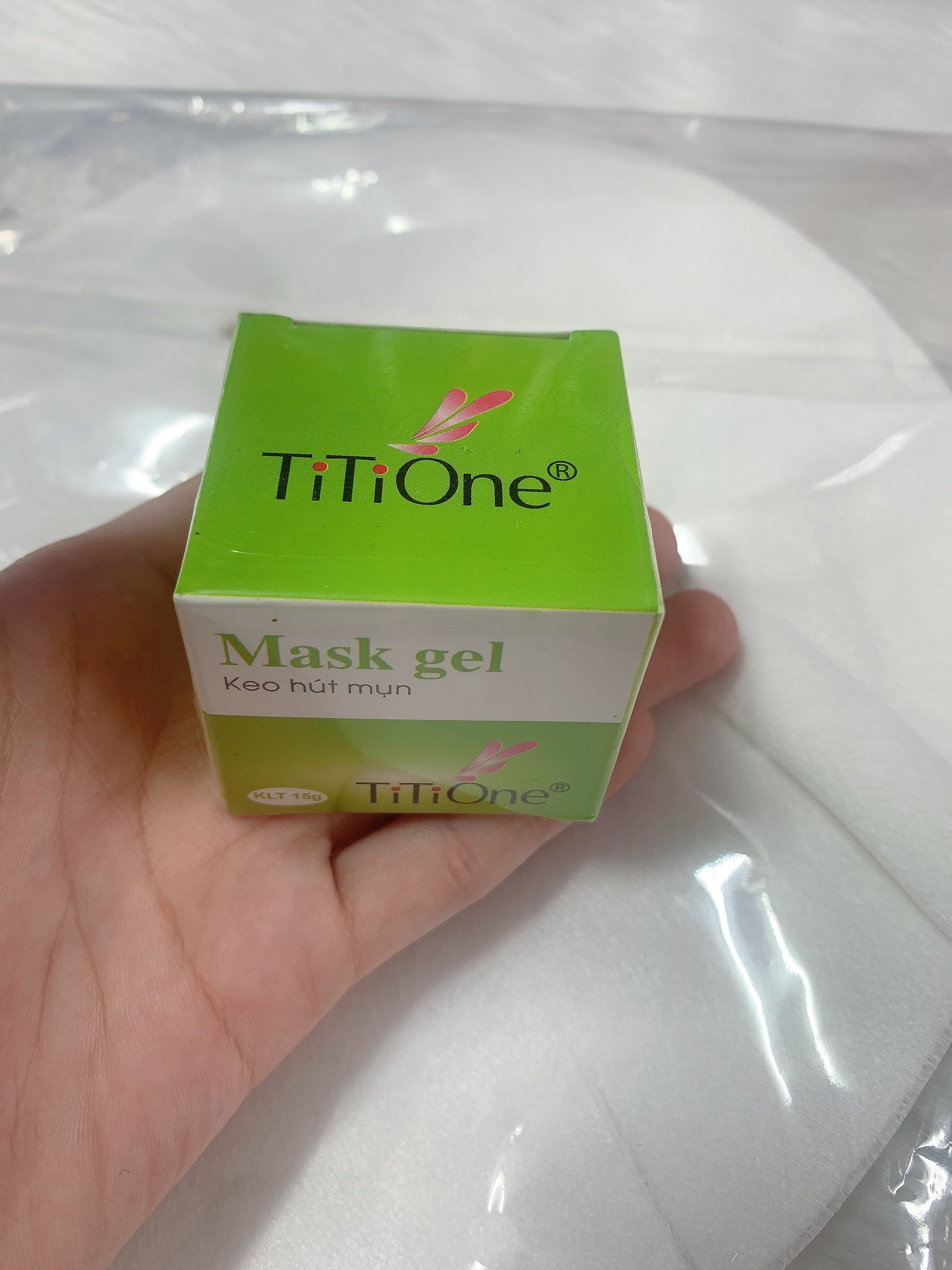 [HCM]Gel lột mụn titione 15gr + giấy