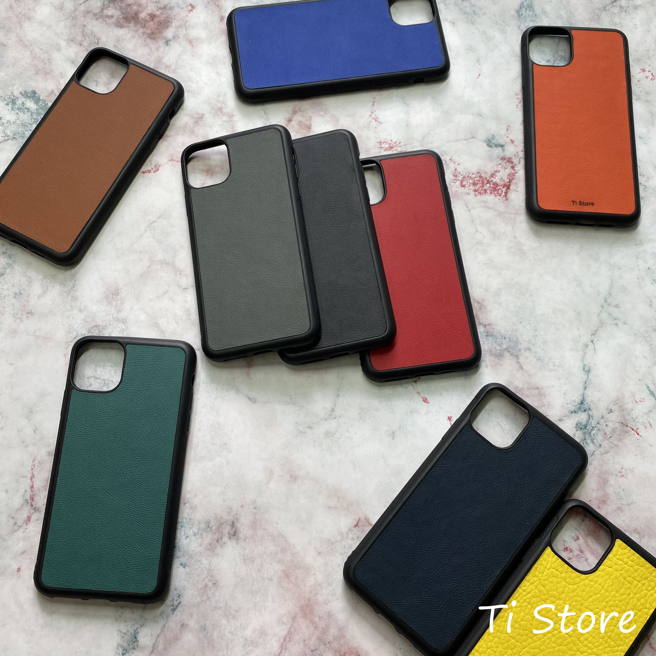 Ốp Lưng Da 9 Màu iPhone [ TI STORE ]