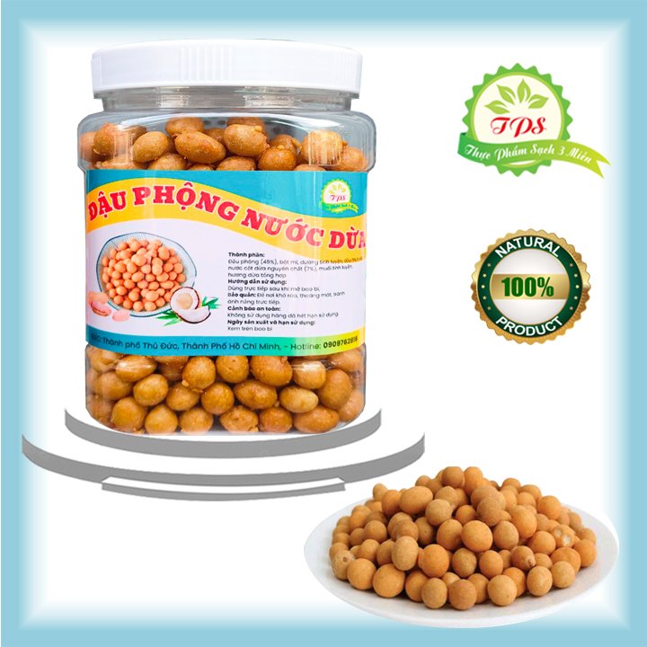 500g 300G đậu phộng da cá sấy nước cốt dừa thơm ngon