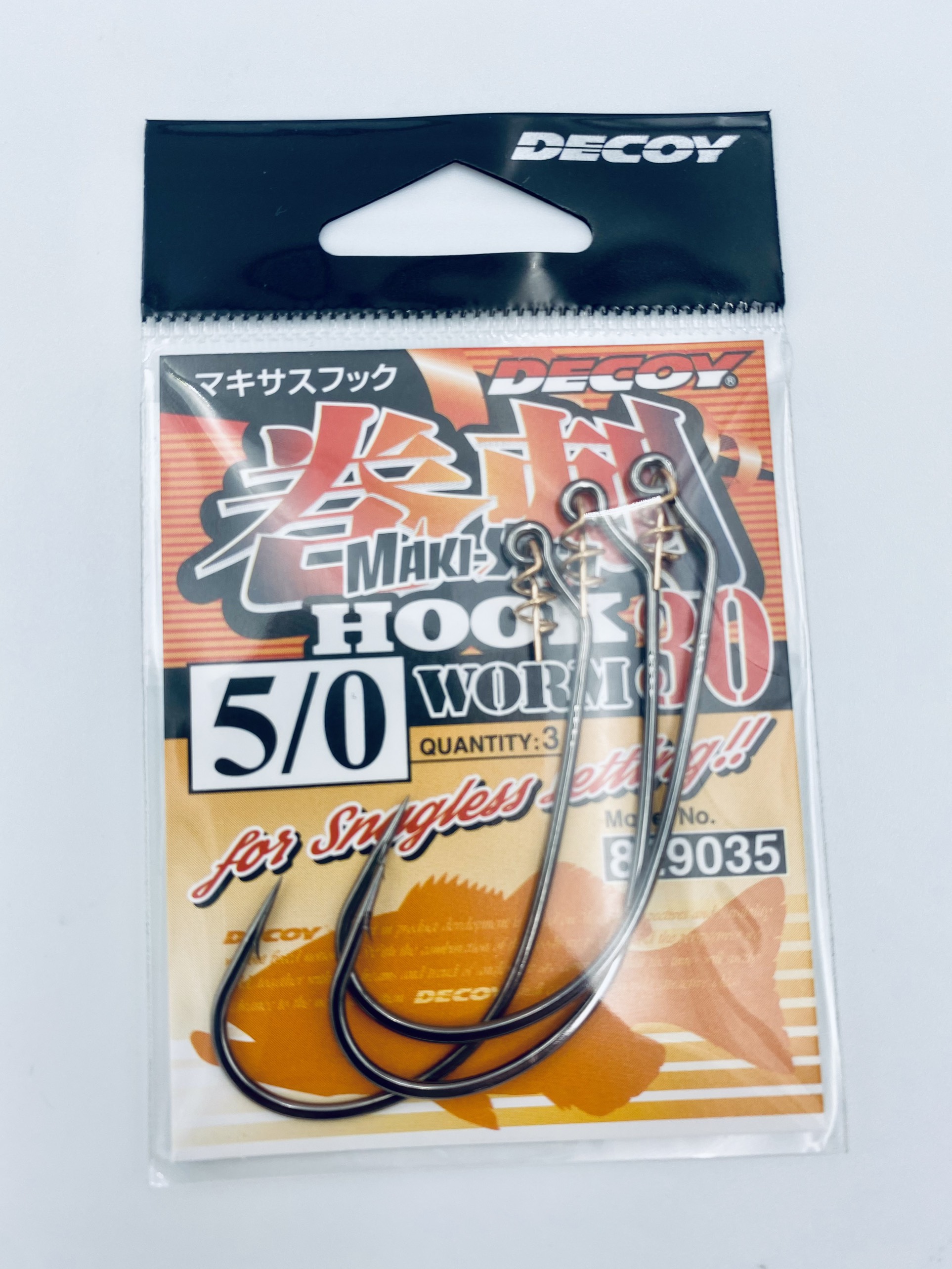 Lưỡi Decoy Maki sasu hook worm 30