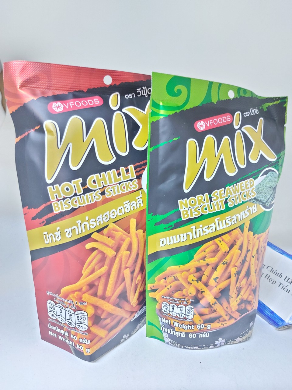 [HCM]Combo 2 gói Bánh que MIX Biscuits Sticks Thái Lan gói 60g