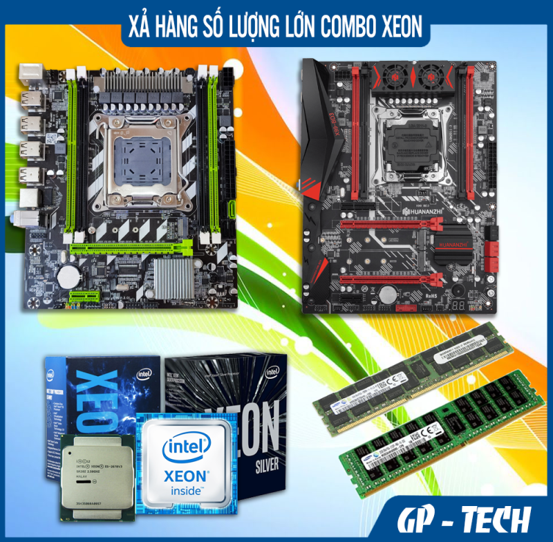 Bảng giá Xả Hàng Số Lượng Lớn Combo Xeon Mainboard CPU RAM Giá Tốt Phong Vũ