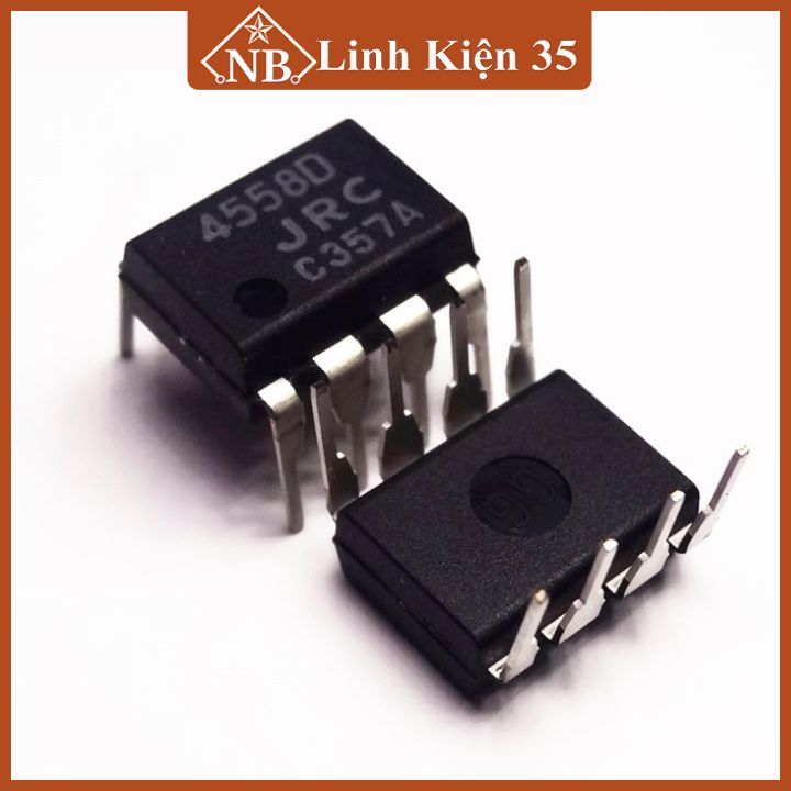 IC chức năng 4558D chân cắm DIP8