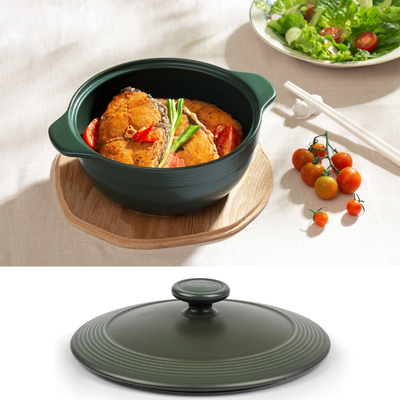 Nồi sứ dưỡng sinh 2 quai Minh Long I (1.1L)